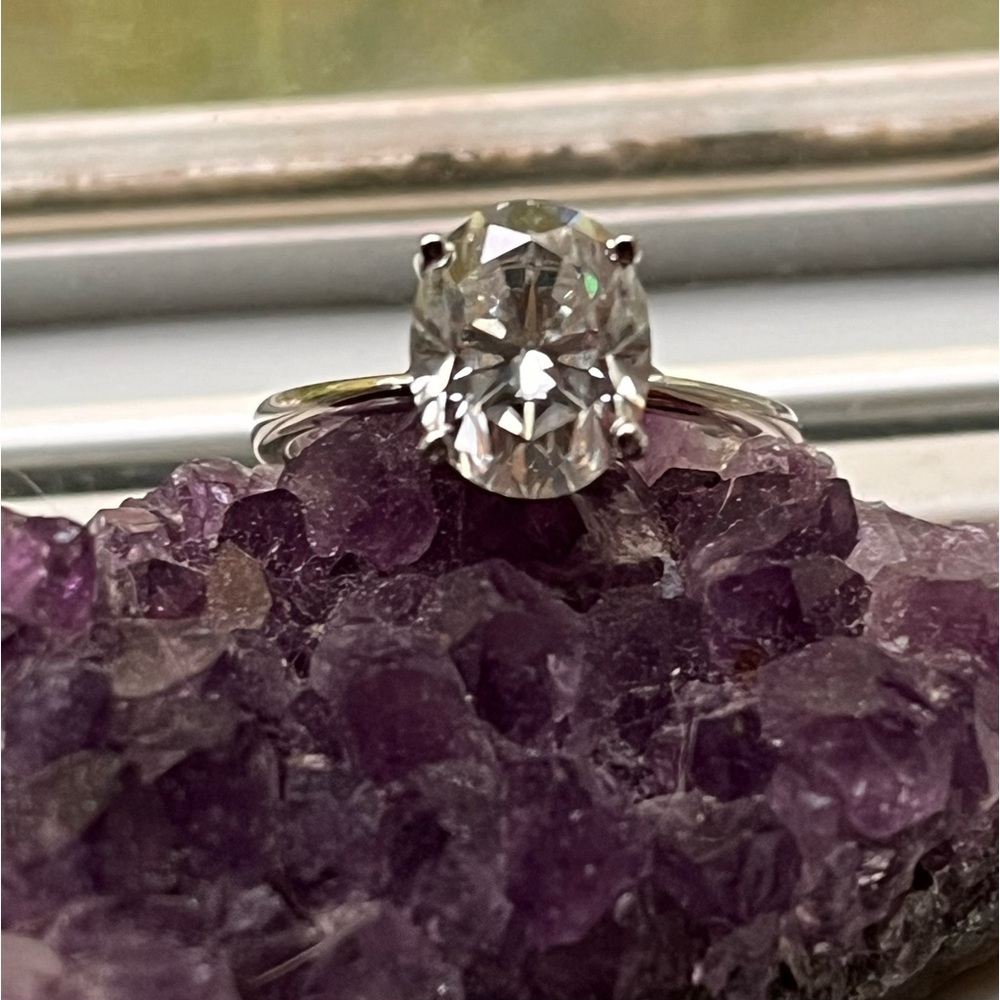 3 Ct Moissonite Engagement Ring Size 7